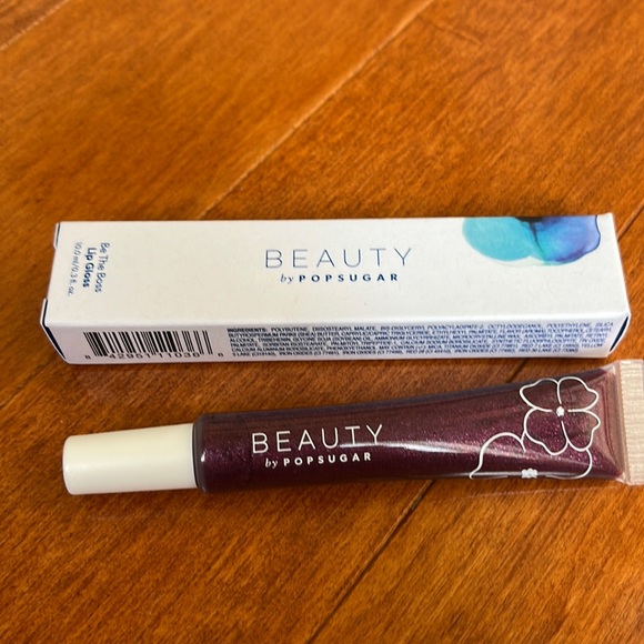 NIB 3 Beauty by PopSugar Be The Boss Lip Gloss 08 Disturbia 0.3 oz - Picture 3 of 8